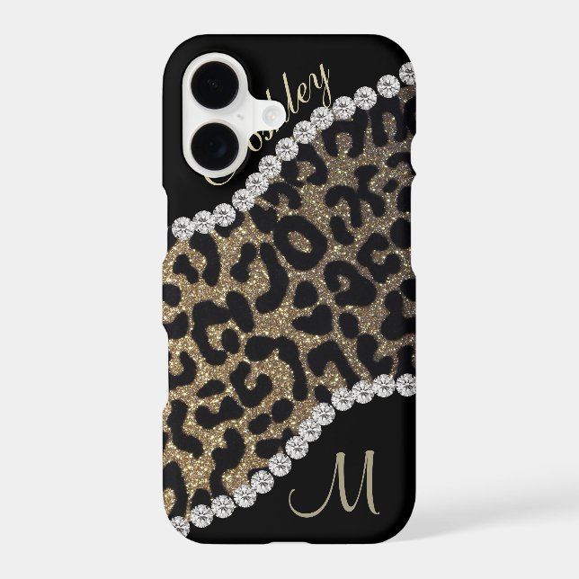 Diamond and Leopard Monogram (Back)