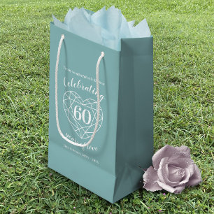 Diamond Anniversary 60 years wife gift bag