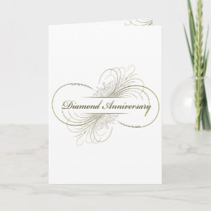Diamond anniversary invitation