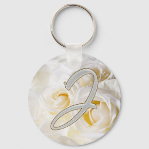 Diamond Bling J Key Ring