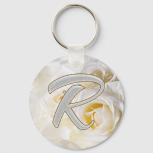 Diamond Bling R Key Ring