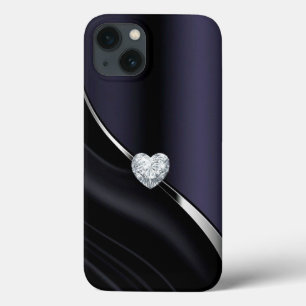 Diamond blue black Case-Mate iPhone Case
