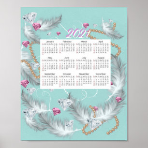 Diamond calendar and poster