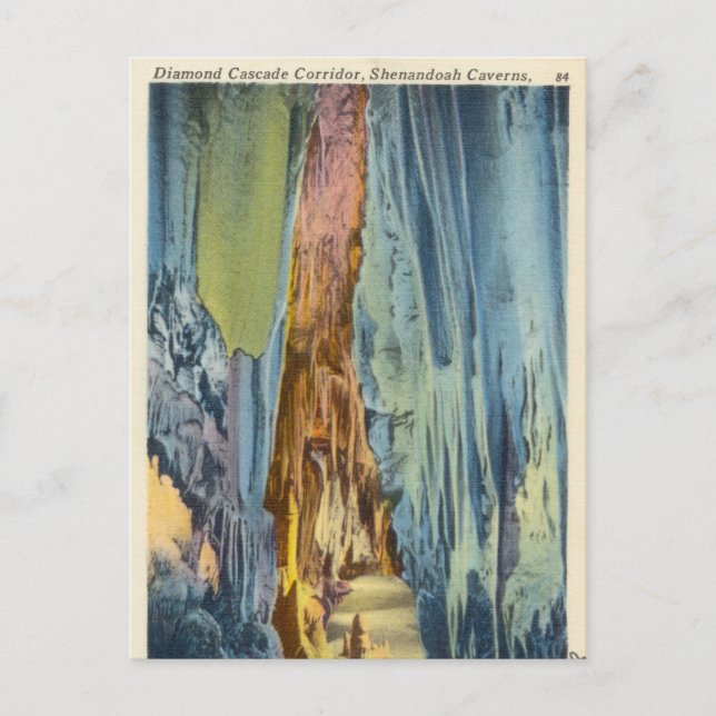 Diamond Castle Corridor, Shenandoah Caverns, Va Postcard (Front)
