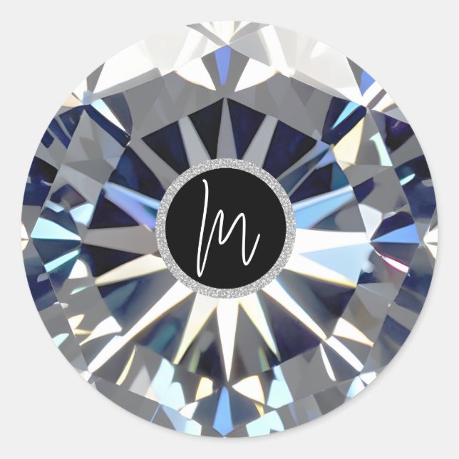 Diamond Classic Round Sticker (Front)