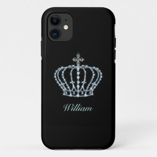 Diamond Crown Customisable  iPhone Case