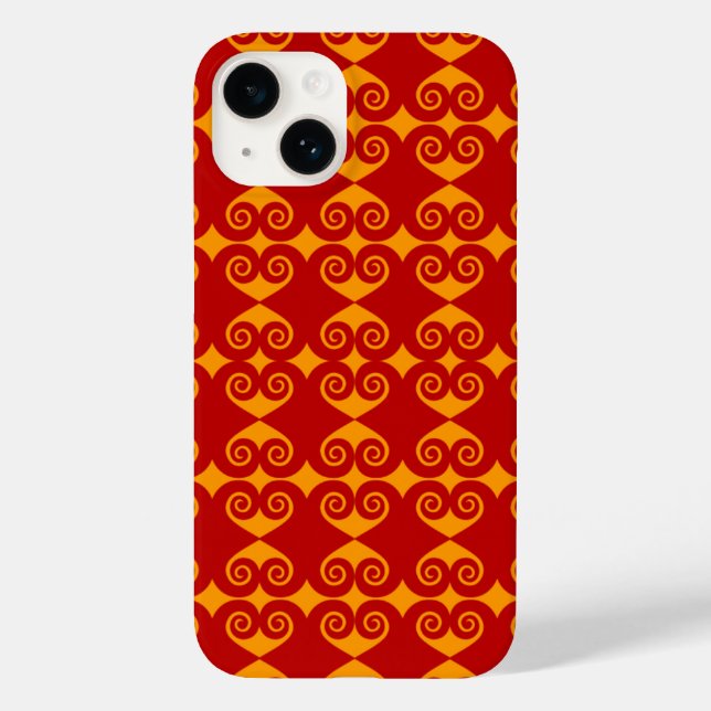 Diamond Curl Pattern Case-Mate iPhone Case (Back)