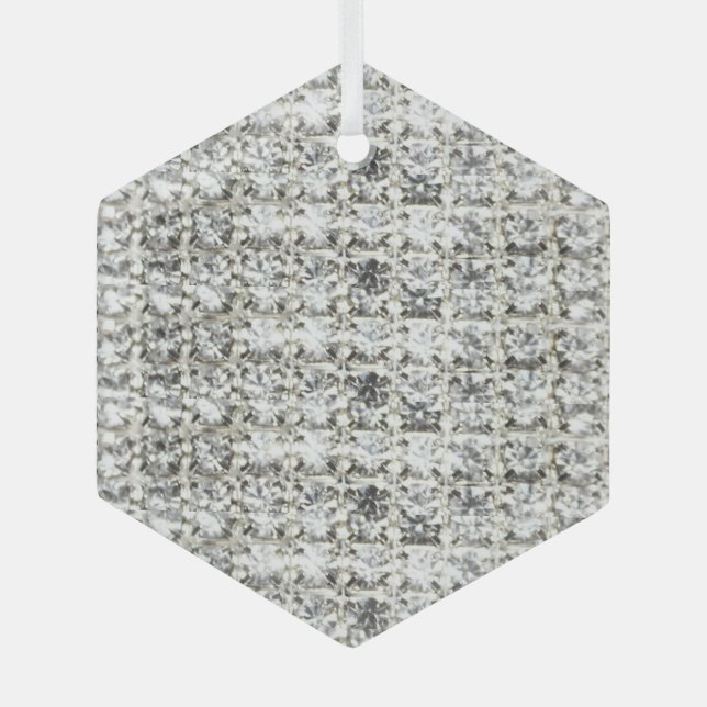 Diamond Customized Glass Tree Decoration (Front)