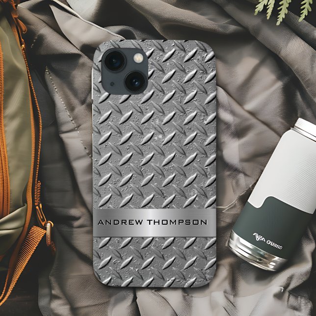 Diamond Cut Metal Plate Case-Mate iPhone Case (Creator Uploaded)