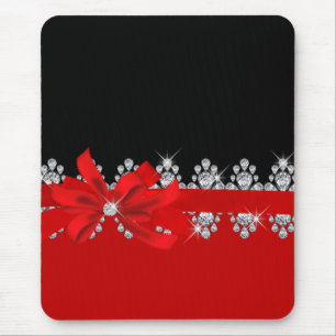 Diamond Delilah (Red) Mouse Pad
