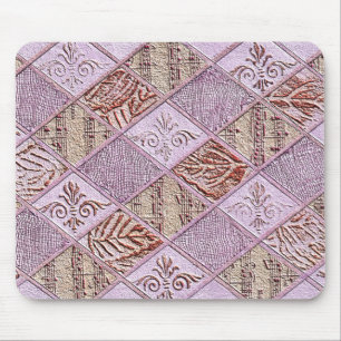Diamond Designs In Pinks Mouse Pad