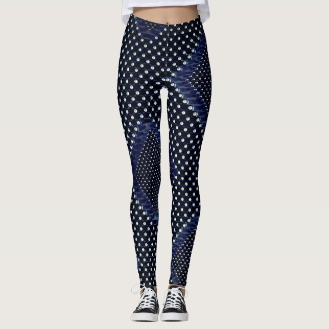 Diamond Dimensions geometric shapes Leggings (Front)