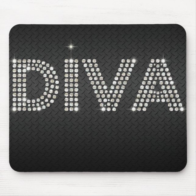 Diamond Diva Mouse Pad (Front)