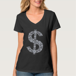 Diamond Dollar Sign Bling T-Shirt