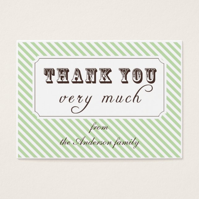 Diamond Dots Mini Flat Card // Gift Tag (Front)