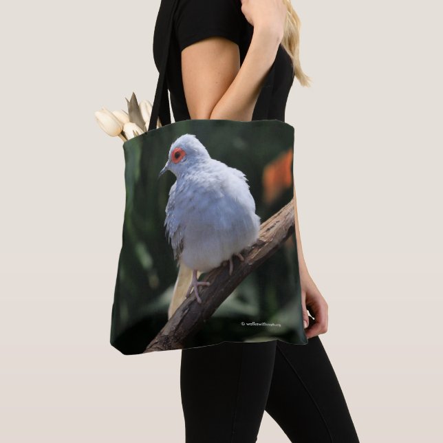 Diamond Dove in the Spotlight Tote Bag (Close Up)