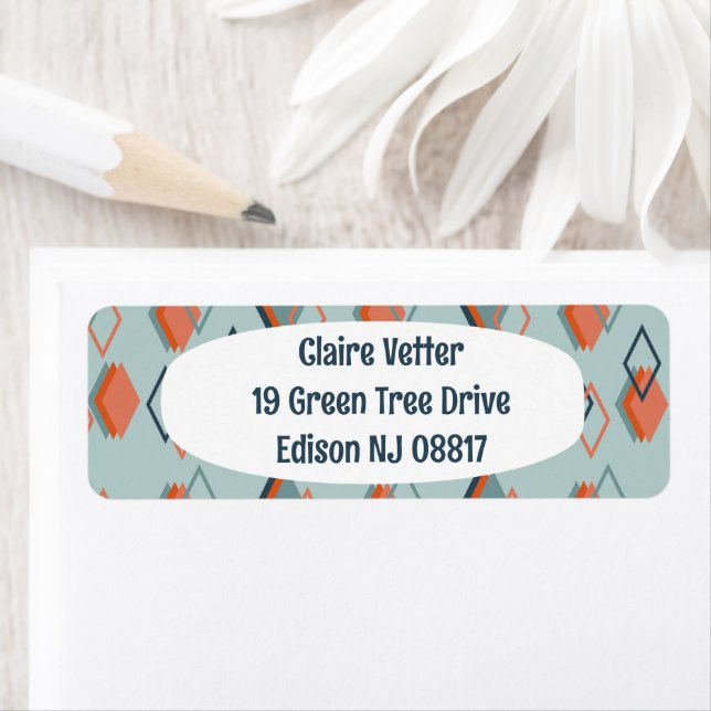 Diamond Echoes  Return Address Label (Insitu)