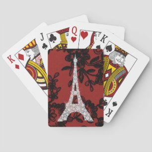 Diamond Eiffel tower Playing Cards