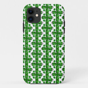 Diamond & Emerald Gemstone Art, Green iPhone 11 Case