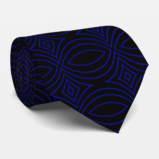 Diamond Eye Modern Pop Art Abstract Art Tie (Rolled)