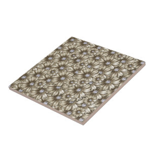 Diamond Flowers - Luxury Ceramic Tile
