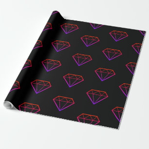 Diamond forever  wrapping paper