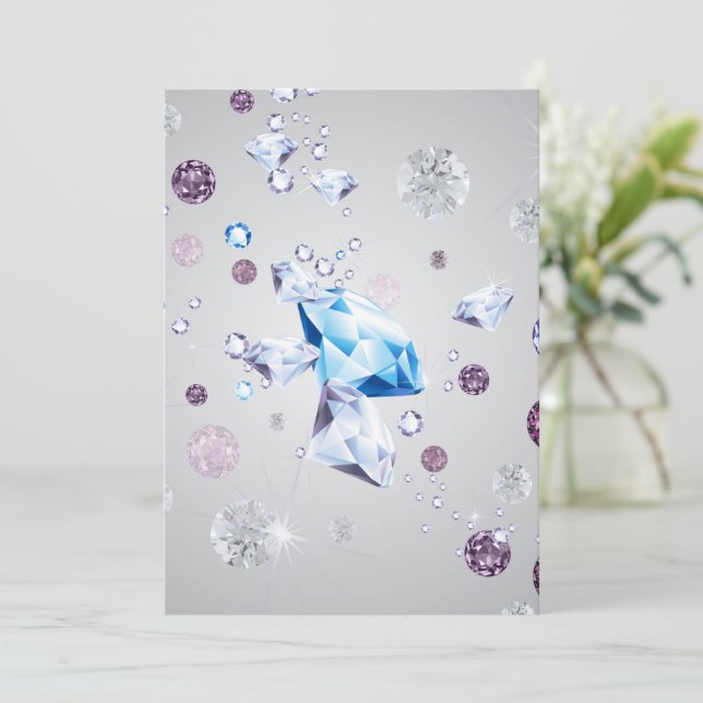 Diamond Galaxy 3 Card (Standing Front)