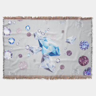 Diamond Galaxy 3 Throw Blanket
