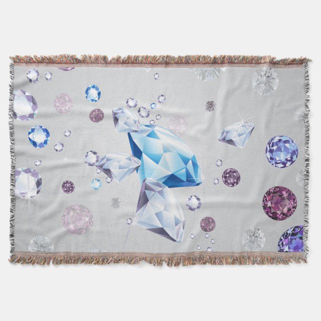 Diamond Galaxy 3 Throw Blanket (Front)