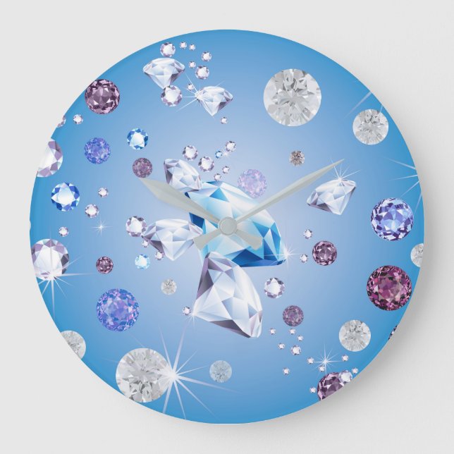 Diamond Galaxy 4 Large Clock (Front)
