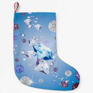 Diamond Galaxy 4 Small Christmas Stocking
