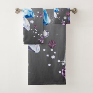 Diamond Galaxy 5 Bath Towel Set