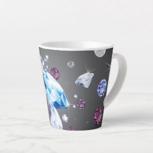 Diamond Galaxy 5 Latte Mug