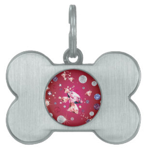 Diamond Galaxy 6 Pet ID Tag