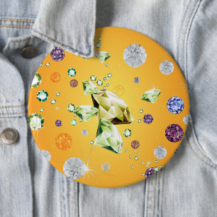 Diamond Galaxy 7 6 Cm Round Badge