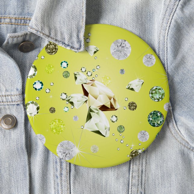 Diamond Galaxy 8 6 Cm Round Badge (In Situ)