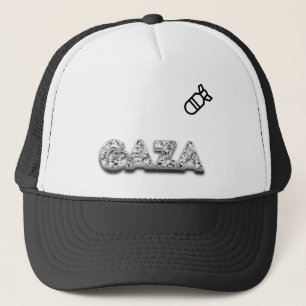 DIAMOND GAZA AND BOMB TRUCKER HAT