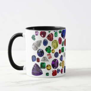 Diamond & Gemstone All Rainbow colours Coffee Mug