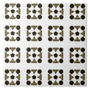 Diamond geometric Art Ceramic Tile