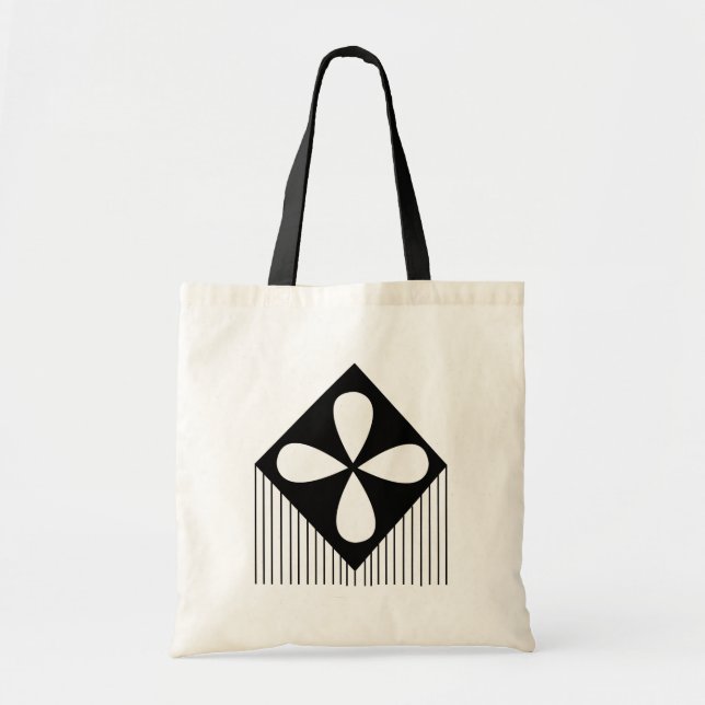 Diamond Geometric Pattern Tote Bag (Front)
