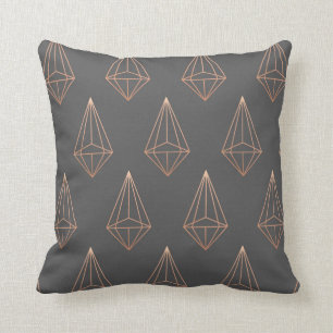 Diamond geometric pillow