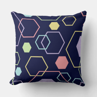 Diamond Geometry Pattern Graphic Cushion