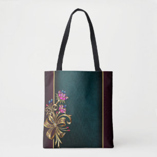 Diamond Girl All-Over-Print Tote Bag, Medium Bag