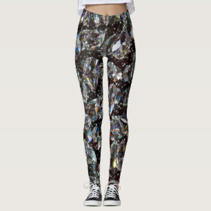 Diamond Glitter Sparkle Elegant Leggings