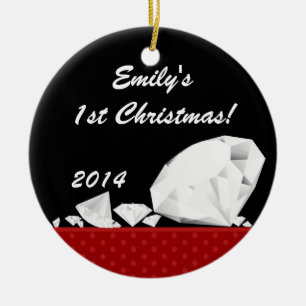 Diamond Glitz Glam Glam Personalised Name Ornament