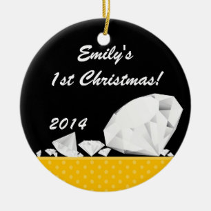 Diamond Glitz Glam Glam Personalised Name Ornament