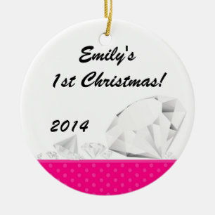 Diamond Glitz Glam Glam Personalised Name Ornament