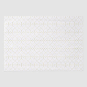 Diamond Golden Hearts Tissue Paper