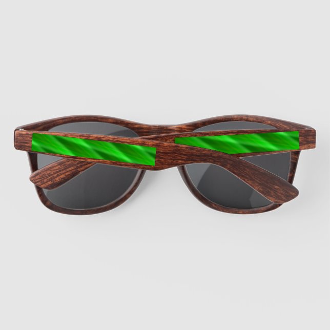 Diamond Green Sunglasses (Back)