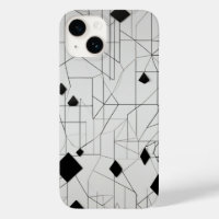 Diamond Grid Line Art
